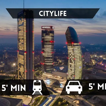 Apartment Sempione-citylife, Elegante - Metro M5 Ad 1 Minuto Milan
