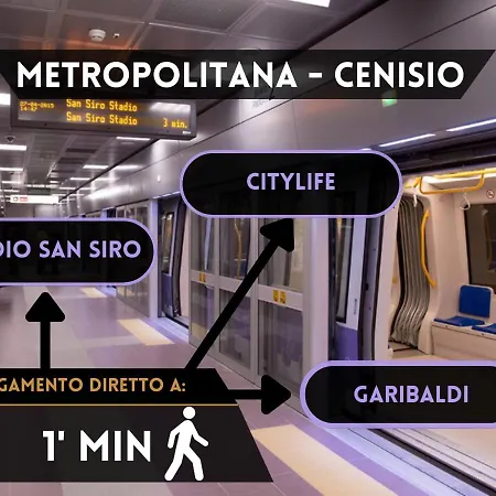 Sempione-citylife, Elegante - Metro M5 Ad 1 Minuto Milan